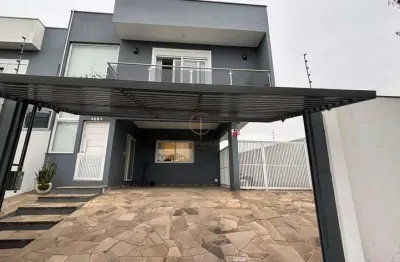 Sobrado semi mobiliado no igara com 3 dormitórios/suíte bairro igara