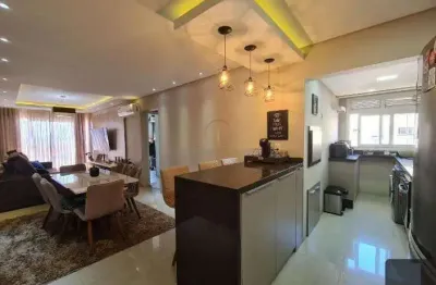 Lindo apto 3 dormitórios, mobiliado, suíte e vaga dupla no centro!