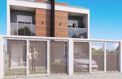 Obra em fase acabamento -sobrado 02 suítes e 01 vaga para veículo no bairro são josé