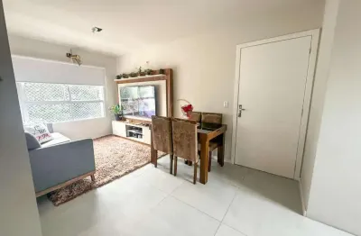 Apartamento de 02 dormitórios com churrasqueira e vaga  de garagem coberta no bairro nossa senhora das graças