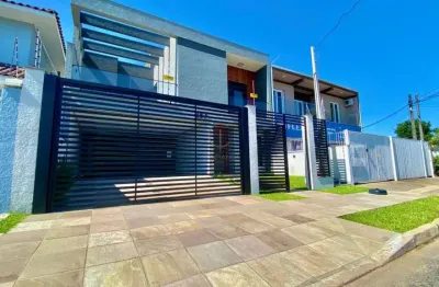 Sobrado com 3 dorm-suíte - terraço - amplo pátio - no igara - canoas