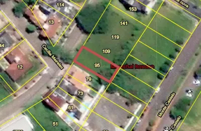 Terreno à venda na Rua Vinícius de Moraes, Quadra 02, Marechal Rondon, Canoas