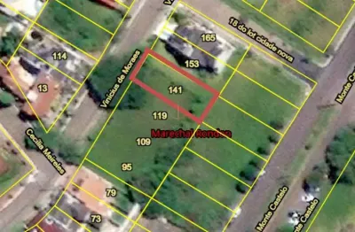 Terreno à venda na Rua Vinícius de Moraes, Quadra 02, Marechal Rondon, Canoas