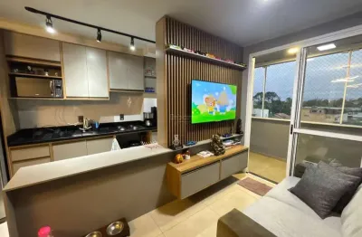 Apartamento 2 dormitórios com  sacada - churrasqueira - piscina