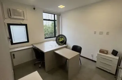 Sala comercial mobiliada com vaga de garagem na praia do canto excelente localização