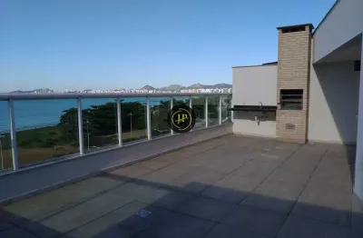 Cobertura de alto padrão 3 quartos/2 suítes, 2 vagas e lazer completo de frente para o mar em camburi