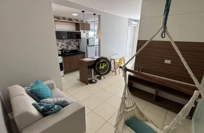 Studio totalmente mobiliado com vaga de garagem e lazer completo em jardim camburi