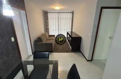 Apartamento mobiliado de 02 quartos/suíte com lazer na cobertura na praia do canto