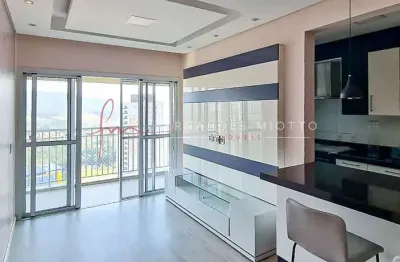 Bosque dos juritis - apartamento mobiliado com 3 dormitórios à venda em jundiaí – vista livre e varanda gourmet