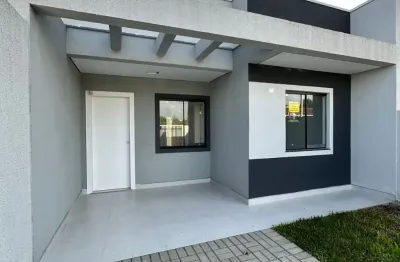 Linda casa em araucária  *3 quartos  e amplo espaço de terreno - aceita permuta