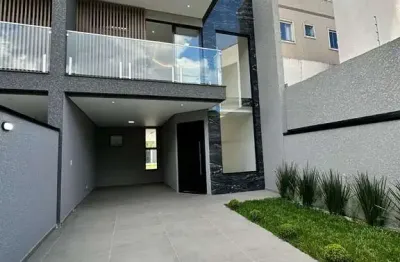 Sobrado de alto padrão à venda em araucária - 3 quartos, piscina, área gourmet | r$ 1.250.000