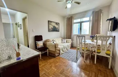 Locação!pacote r$2700,00 ,seu novo lar na pompéia! apartamento mobiliado a uma quadra da praia !!