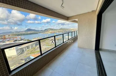 Uma verdadeira joia no litoral, este apartamento em andar alto proporciona uma experiência única de morar de frente para o mar! aqui na anne lopes!!