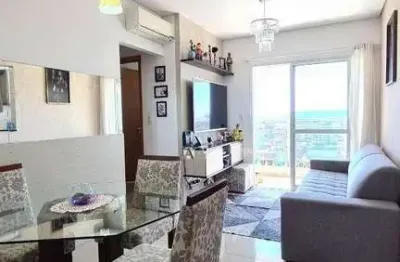 Vista incrível,apartamento vila mathias em santos,prédio com lazer completo, 02 dormitórios, semi mobiliado