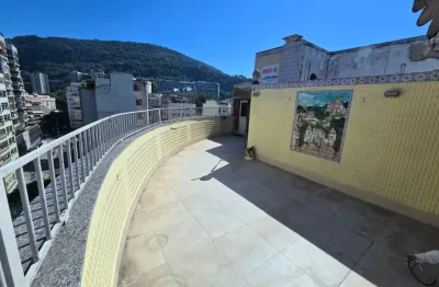 Cobertura Linear entre Flamengo e Laranjeiras. Varanda interna e area externa;3Qtos, suíte,dep e vga