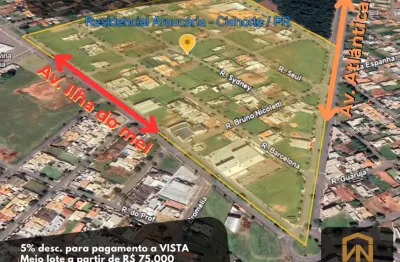 Lotes residenciais e comerciais - residencial araucária - cianorte, pr