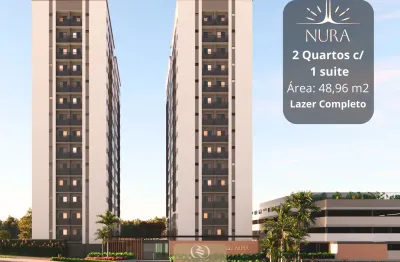 Nura 2q c/ 1 suite | 49 m2 | lazer completo | av carlos gomes, maringá pr