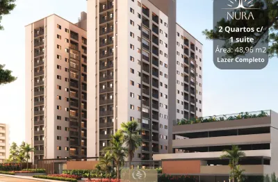 Nura - Apartamento 2Q c/ 1 suite | 49 m2 | Lazer Completo | Av Carlos Gomes, Maringá PR
