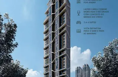 Apartamento com 3 dormitórios à venda sendo 3 suítes, 143.46 m² por - r$ 3.842.047,45 - centro - bal. camboriú/sc