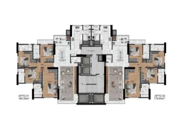 Apartamento com 4 quartos à venda na Rua Antônio Bittencourt, 199, Pioneiros, Balneário Camboriú