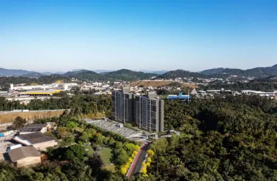 Apartamento com 2 quartos à venda na rua caminho dos ipês, 355, fidélis, blumenau, 60 m2 por r$ 511.939
