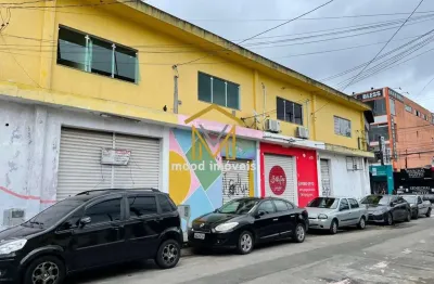 Salão comercial para locação no bairro bairro manoel feio, localizado na cidade de itaquaquecetuba / sp, ponto de referência estação manoel feio.  possui 1 banheiro, 1 sala.  área