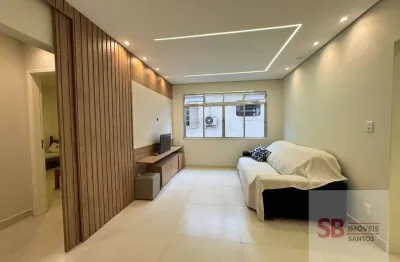 Apartamento com 2 dormitórios à venda, 83 m² por r$ 640.000,00 - ponta da praia - santos/sp