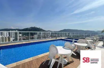 Apartamento 2 dormitórios à venda, 87 m² - pompéia - santos/sp