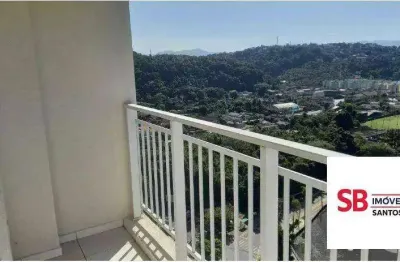 Apartamento com 3 dormitórios à venda, 65 m² - morro de nova cintra - santos/sp