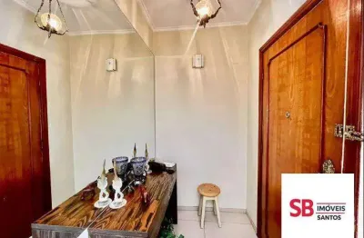 Apartamento com 3 dormitórios à venda, 137 m² por r$ 880.000 - boqueirão - santos/sp
