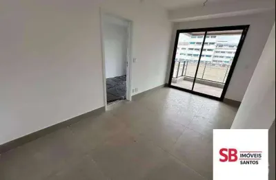 Apartamento com 1 dormitório à venda, 54 m² por r$ 777.000 - boqueirão - santos/sp