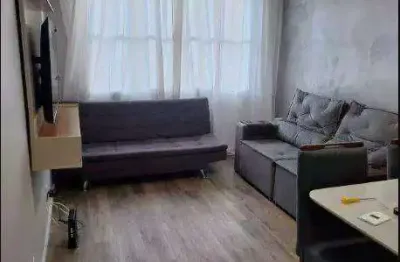 Apartamento com 1 dormitório à venda, 65 m² - boqueirão - santos/sp