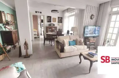 Apartamento com 3 dormitórios à venda, 152 m² por r$ 958.900 - boqueirão - santos/sp