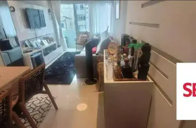 Apartamento com 1 dormitório à venda, 50 m² por r$ 580.000 - embaré - santos/sp