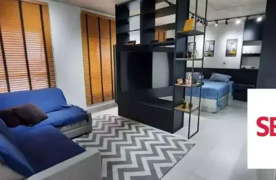 Apartamento com 1 dormitório à venda, 72 m² por r$ 885.000 - embaré - santos/sp
