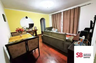 Apartamento com 2 dormitórios à venda, 115 m² por r$ 550.000,00 - ponta da praia - santos/sp