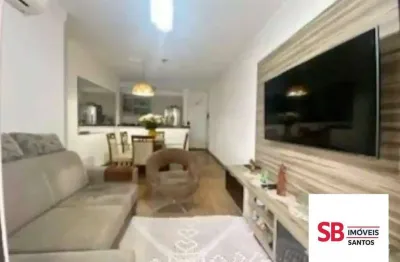 Apartamento com 3 dormitórios à venda, 77 m² por r$ 725.000,00 - ponta da praia - santos/sp