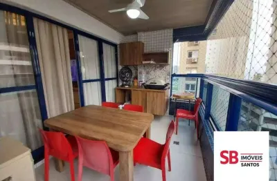 Apartamento com 3 dormitórios à venda, 165 m² por r$ 1.500.000,00 - ponta da praia - santos/sp