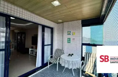 Apartamento com 3 dormitórios à venda, 165 m² por r$ 1.280.000,00 - ponta da praia - santos/sp