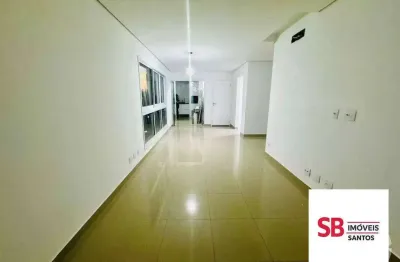 Apartamento com 3 dormitórios à venda, 96 m² por r$ 1.190.000,00 - ponta da praia - santos/sp