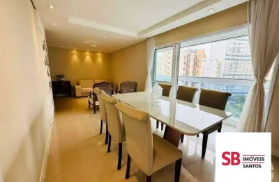 Apartamento com 3 dormitórios à venda, 117 m² por r$ 1.350.000,00 - ponta da praia - santos/sp