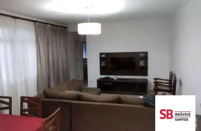 Apartamento com 2 dormitórios à venda, 94 m² por r$ 529.000,00 - pompéia - santos/sp