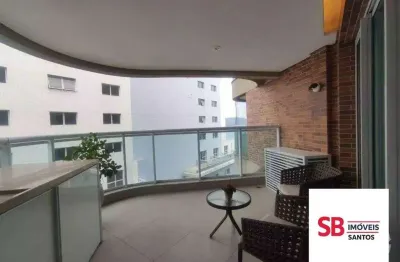 Apartamento com 1 dormitório à venda, 45 m² por r$ 738.000,00 - pompéia - santos/sp