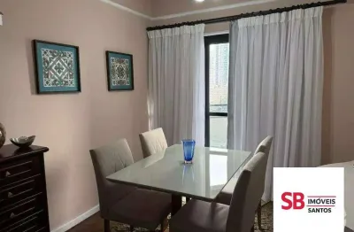 Cobertura com 1 dormitório à venda, 112 m² por r$ 905.000,00 - pompéia - santos/sp