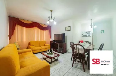 Apartamento com 3 dormitórios à venda, 111 m² por r$ 620.000,00 - marapé - santos/sp