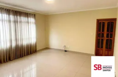 Apartamento com 3 dormitórios à venda, 114 m² por r$ 745.000,00 - marapé - santos/sp