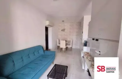 Apartamento com 2 dormitórios à venda, 63 m² por r$ 620.000,00 - marapé - santos/sp