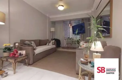 Apartamento com 1 dormitório à venda, 66 m² por r$ 500.000,00 - josé menino - santos/sp