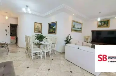 Apartamento com 2 dormitórios à venda, 125 m² por r$ 950.000,00 - gonzaga - santos/sp