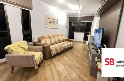 Apartamento com 3 dormitórios à venda, 124 m² por r$ 640.000,00 - campo grande - santos/sp